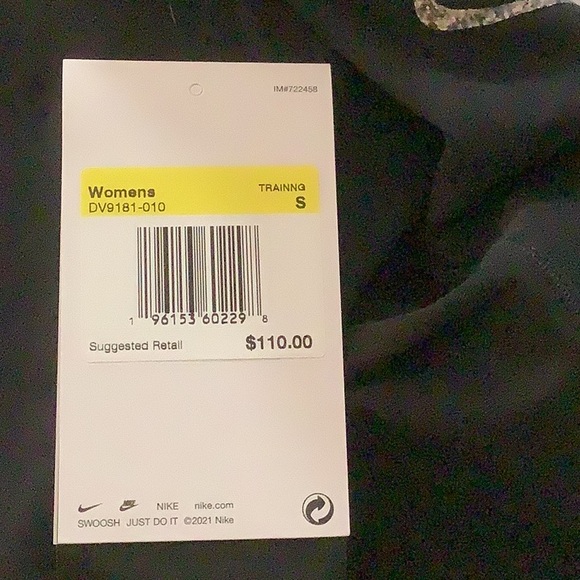 Women’s Nike Yoga Dri-Fit Luxe Tight Fight Flared Pants Size S (4-6) Black - Picture 7 of 7